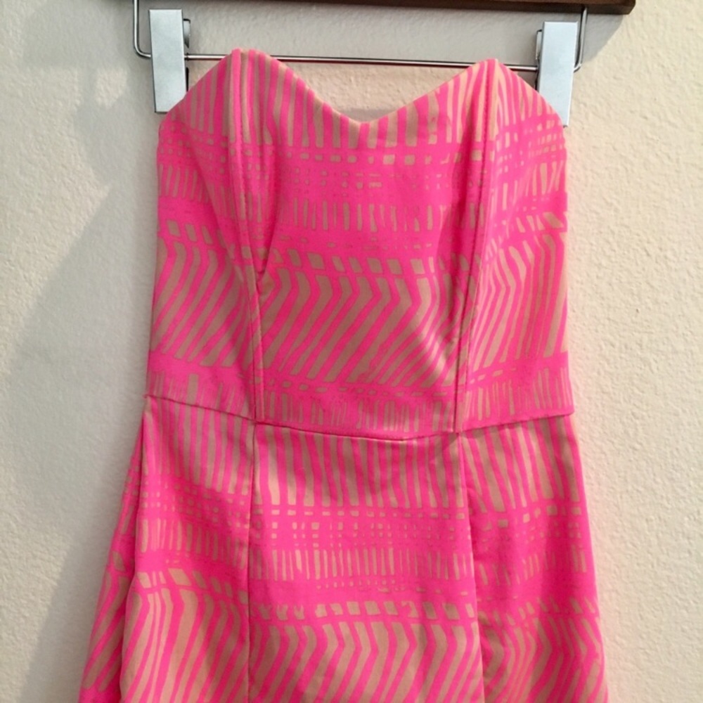 H&M STRAPLESS COCKTAIL DRESS 💕🌸 - Picture 3 of 6